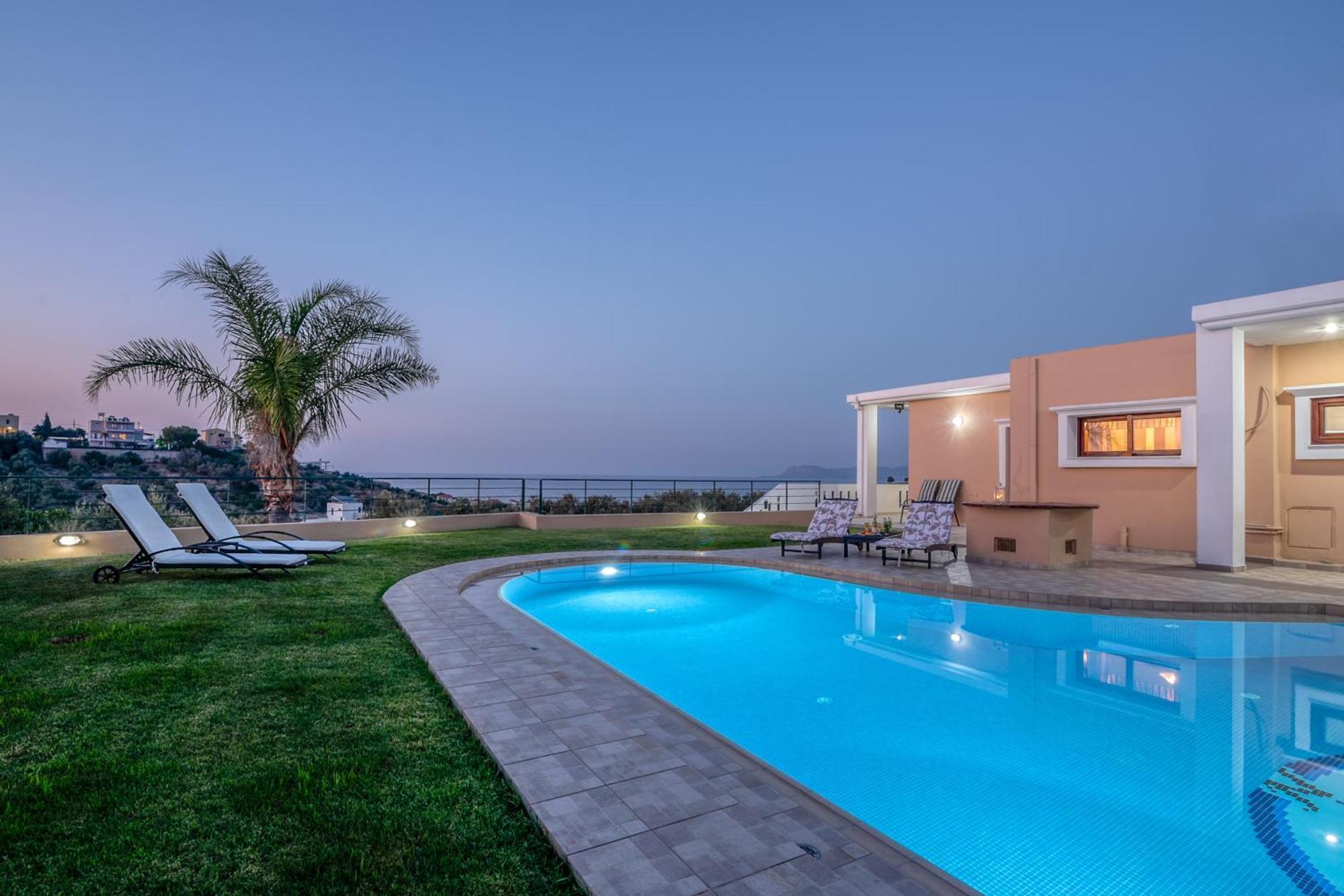 Nikola'S Villa Stalos Chania ภายนอก รูปภาพ