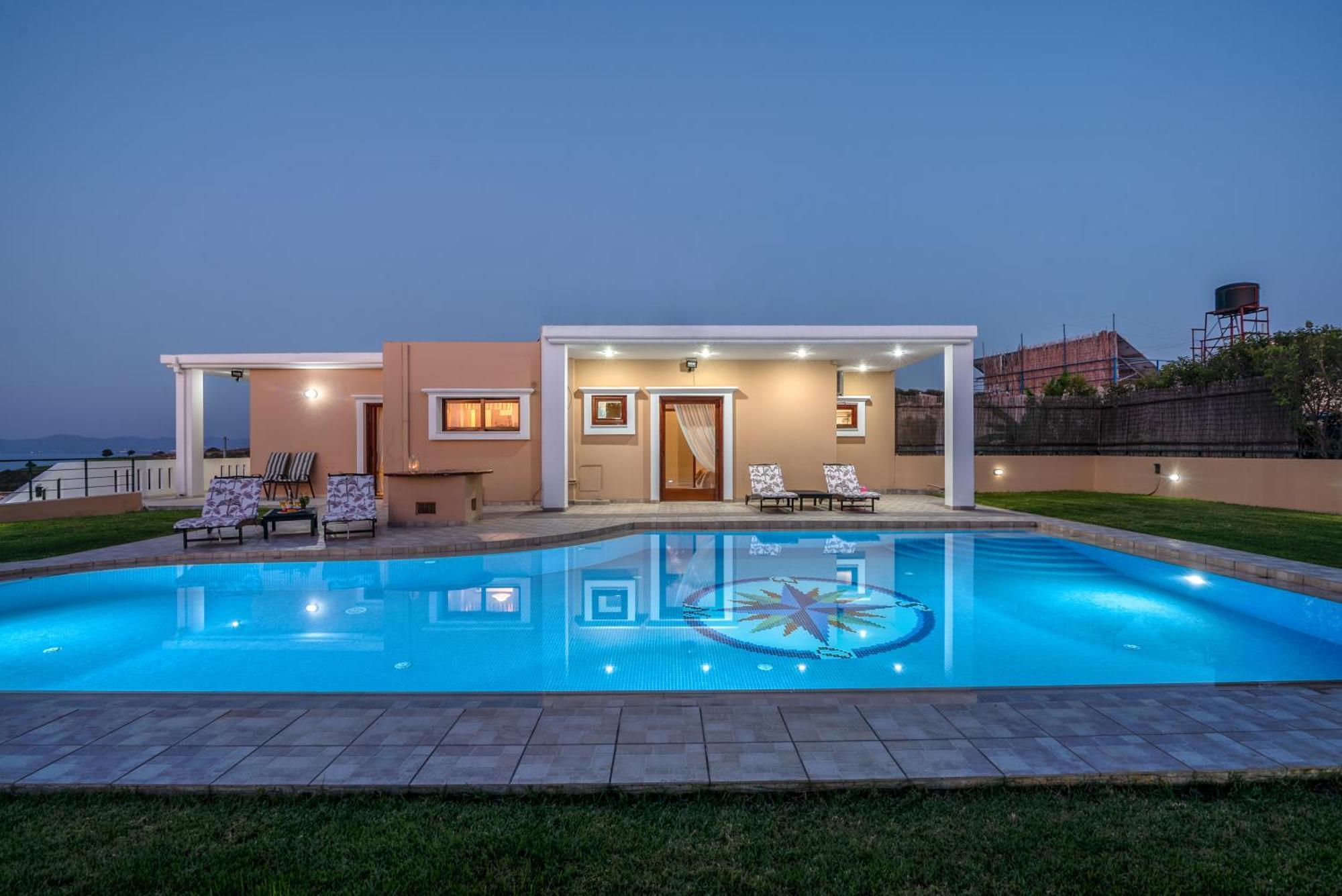 Nikola'S Villa Stalos Chania ภายนอก รูปภาพ